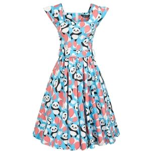 Lady Vintage Skybound Panda Swing Dress UK18